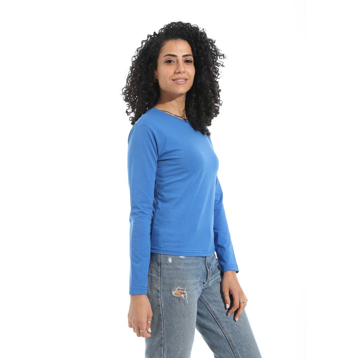 Blouse Women's With Sleeves From Lycra Neck Device Colors