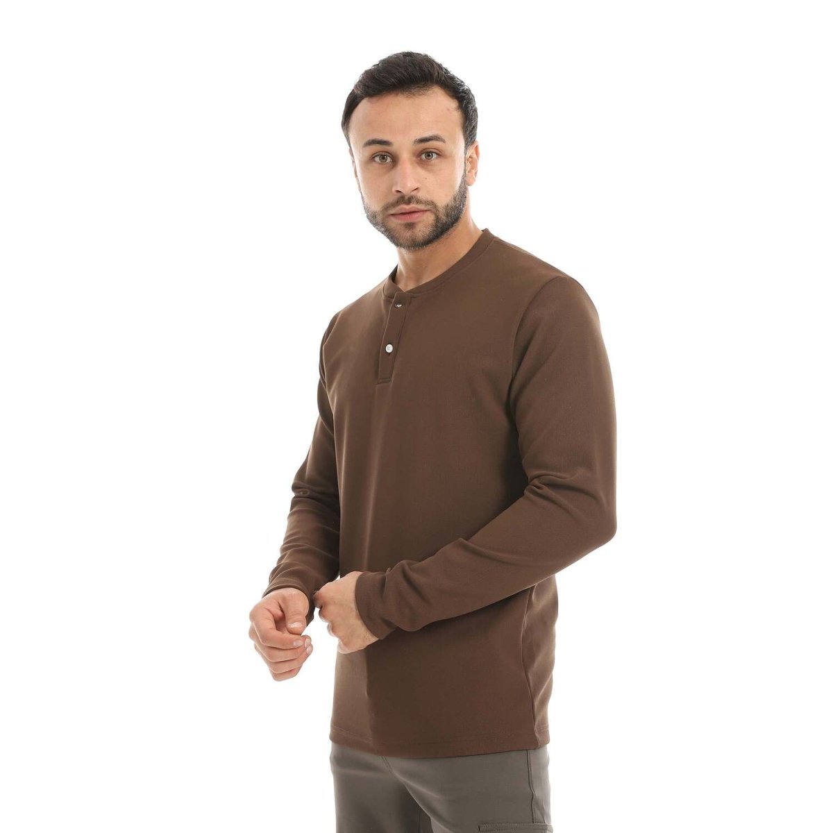 Sweatshirt Shirt Kady Panda Buttons For Men