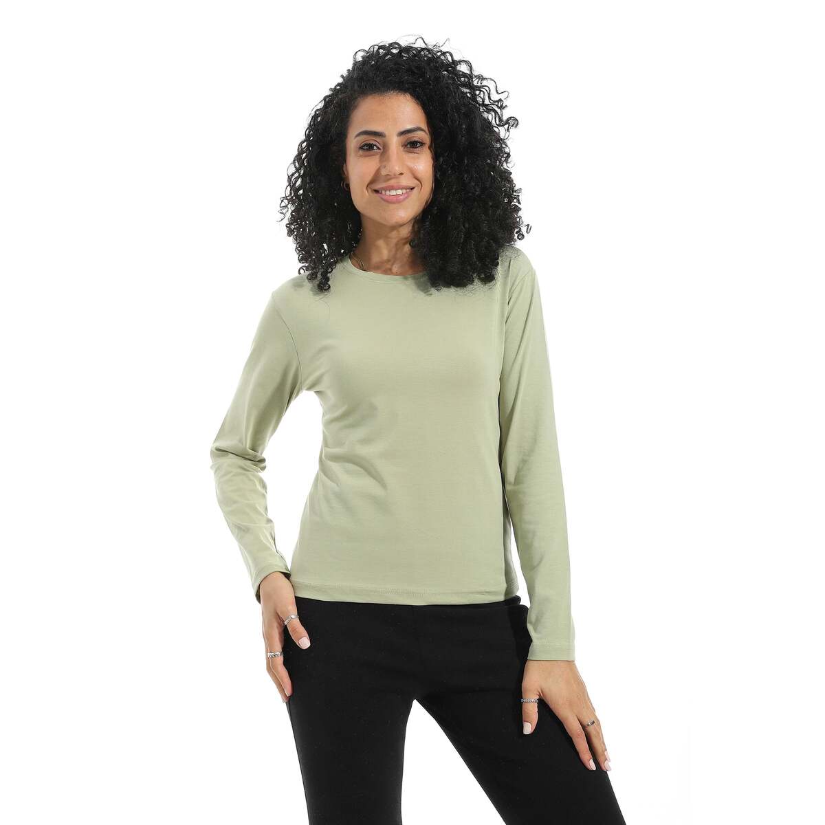 Blouse Women's With Sleeves From Lycra Neck Device Colors
