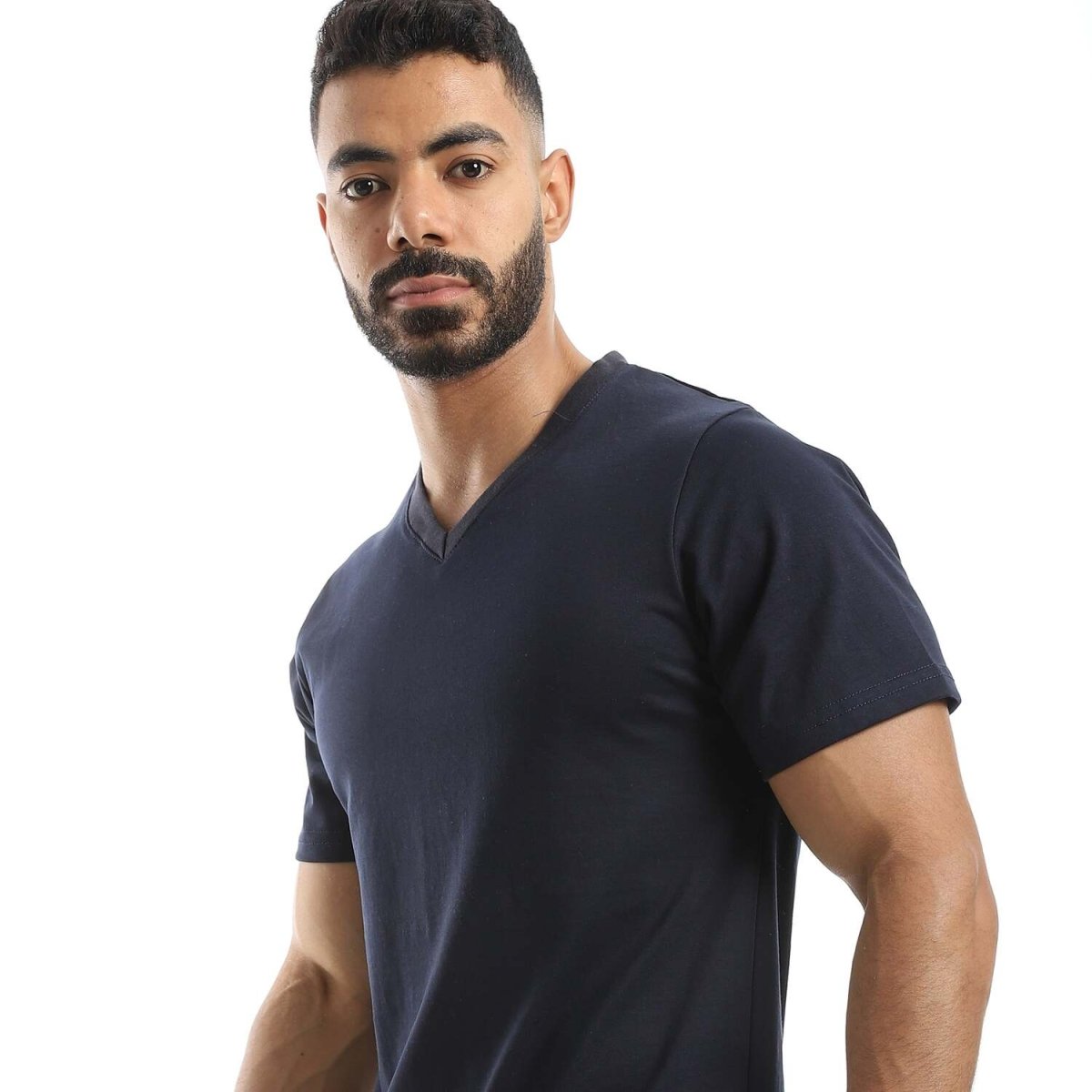 Set Pajamas Men's Elegant Neck On Shape Letter V 100 Cotton