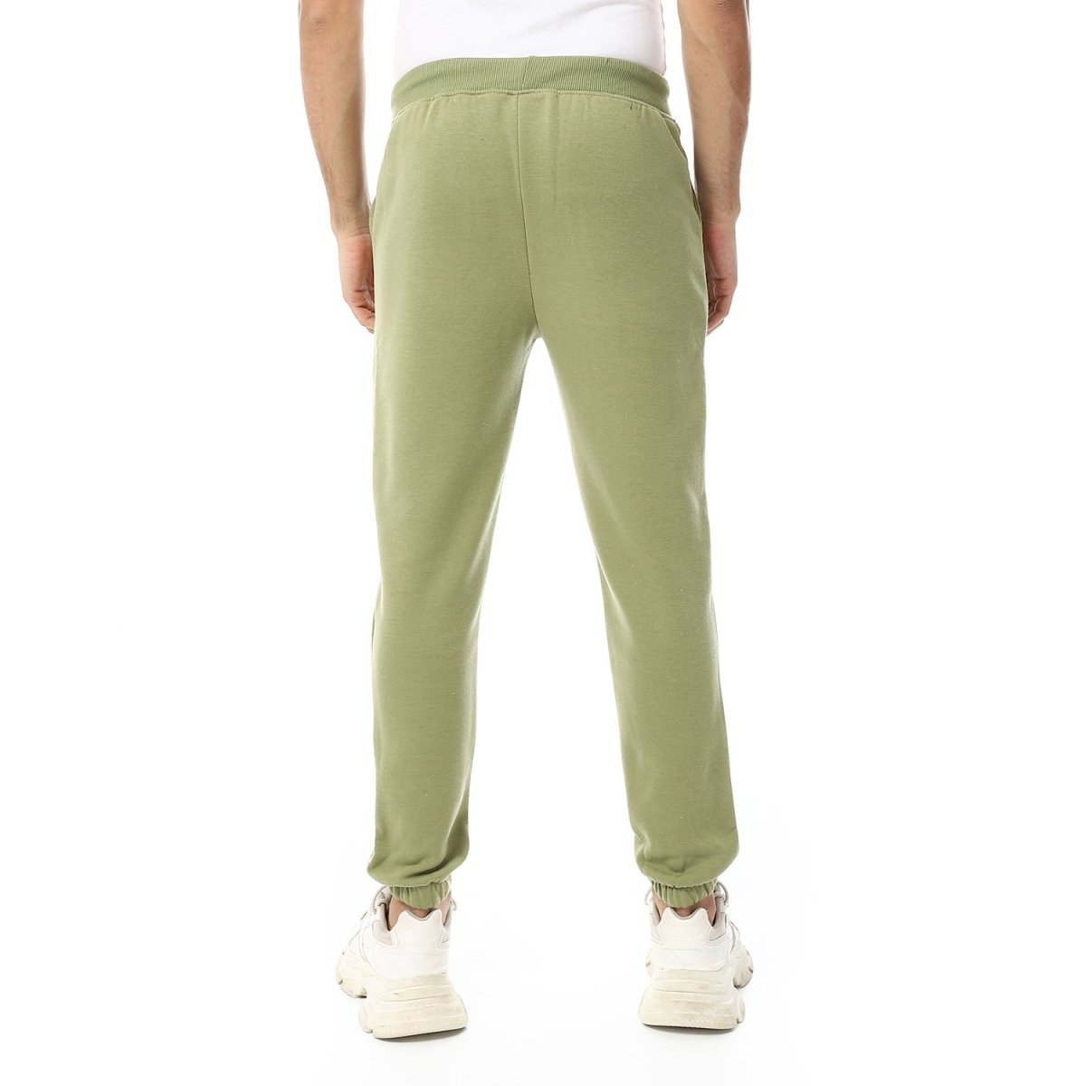 Pants Sport Comfortable Plain Waist Elastic