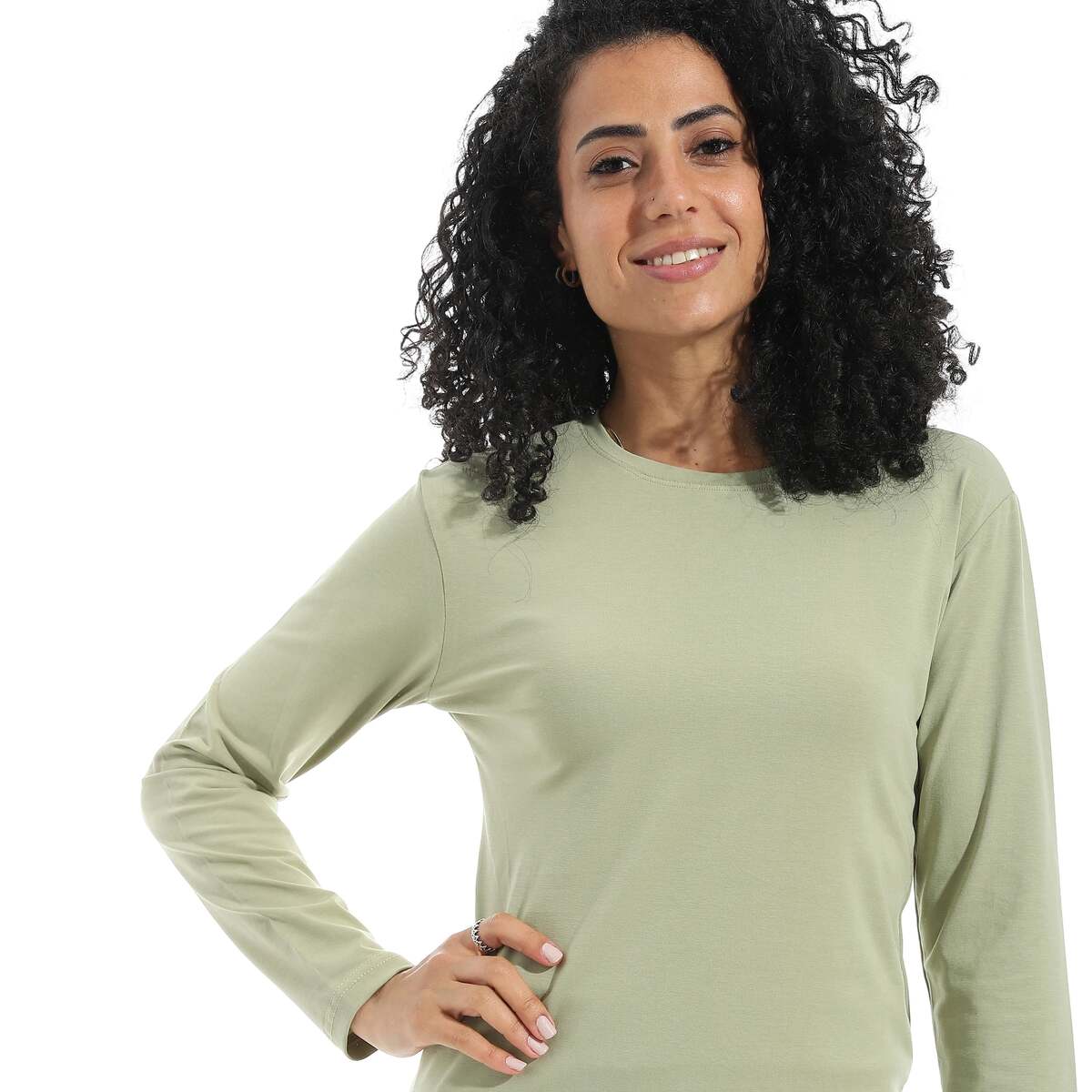 Blouse Women's With Sleeves From Lycra Neck Device Colors