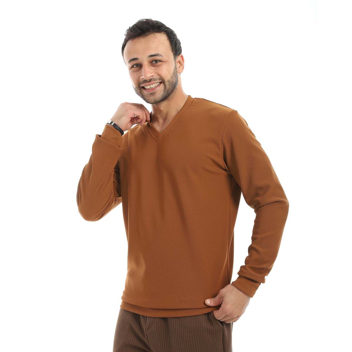 Blazer Men's Neckline V From Cotton Polyester Comfortable