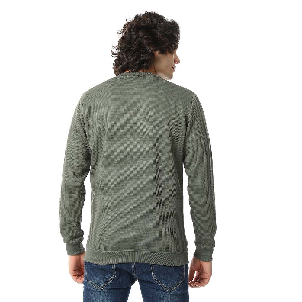 Blazer Winter Men's Woven Neck Round Cotton 100