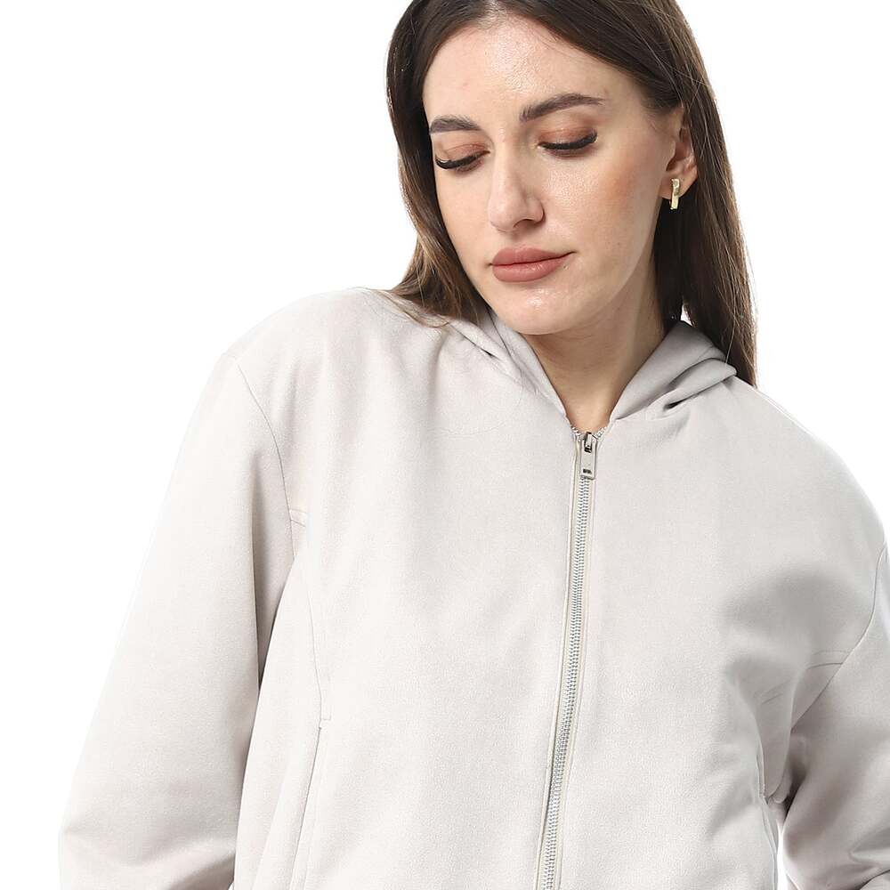 Set Hoodie Zip Pants Wide From Milton
