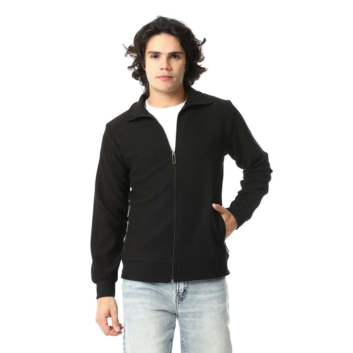 Sweatshirt Shirt Casual Zip
