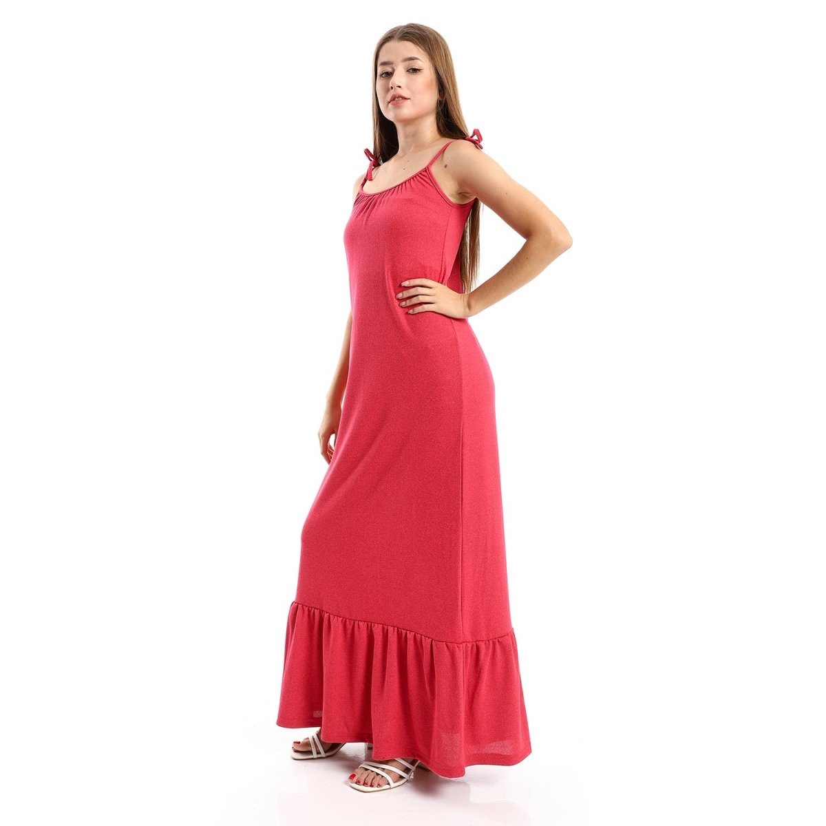 Dress Women's Casual Multi Layers With Sleeves Thin