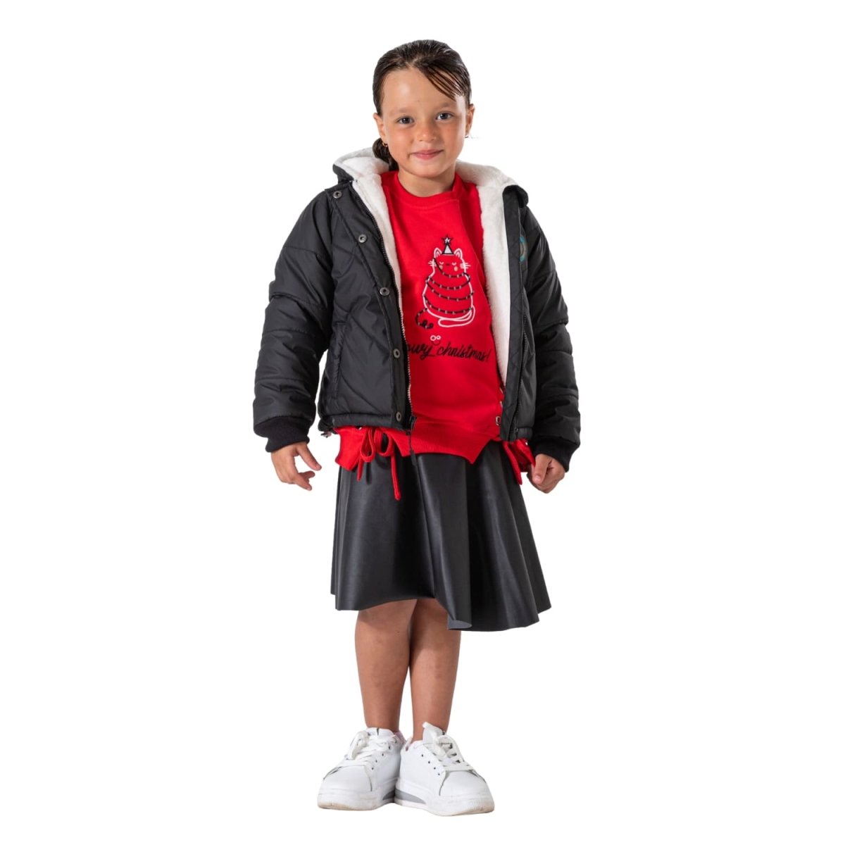 Jacket Water Fur Girls' Elegant