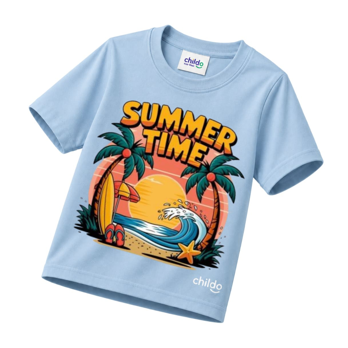 تيشيرت صيفي أولادي Summer Time