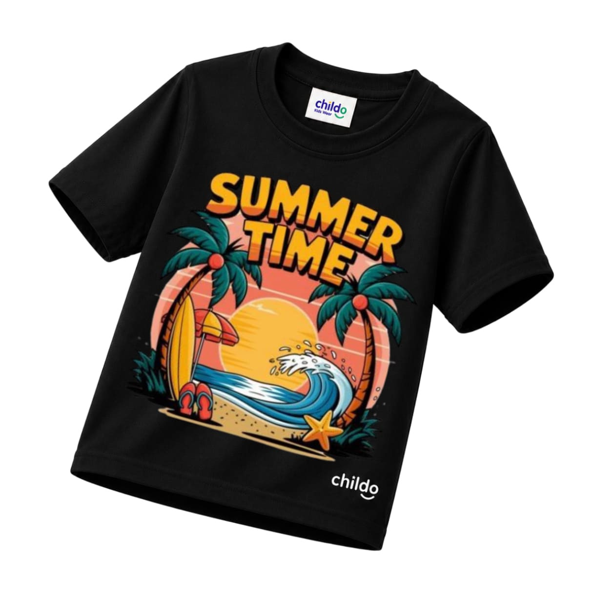 تيشيرت صيفي أولادي Summer Time