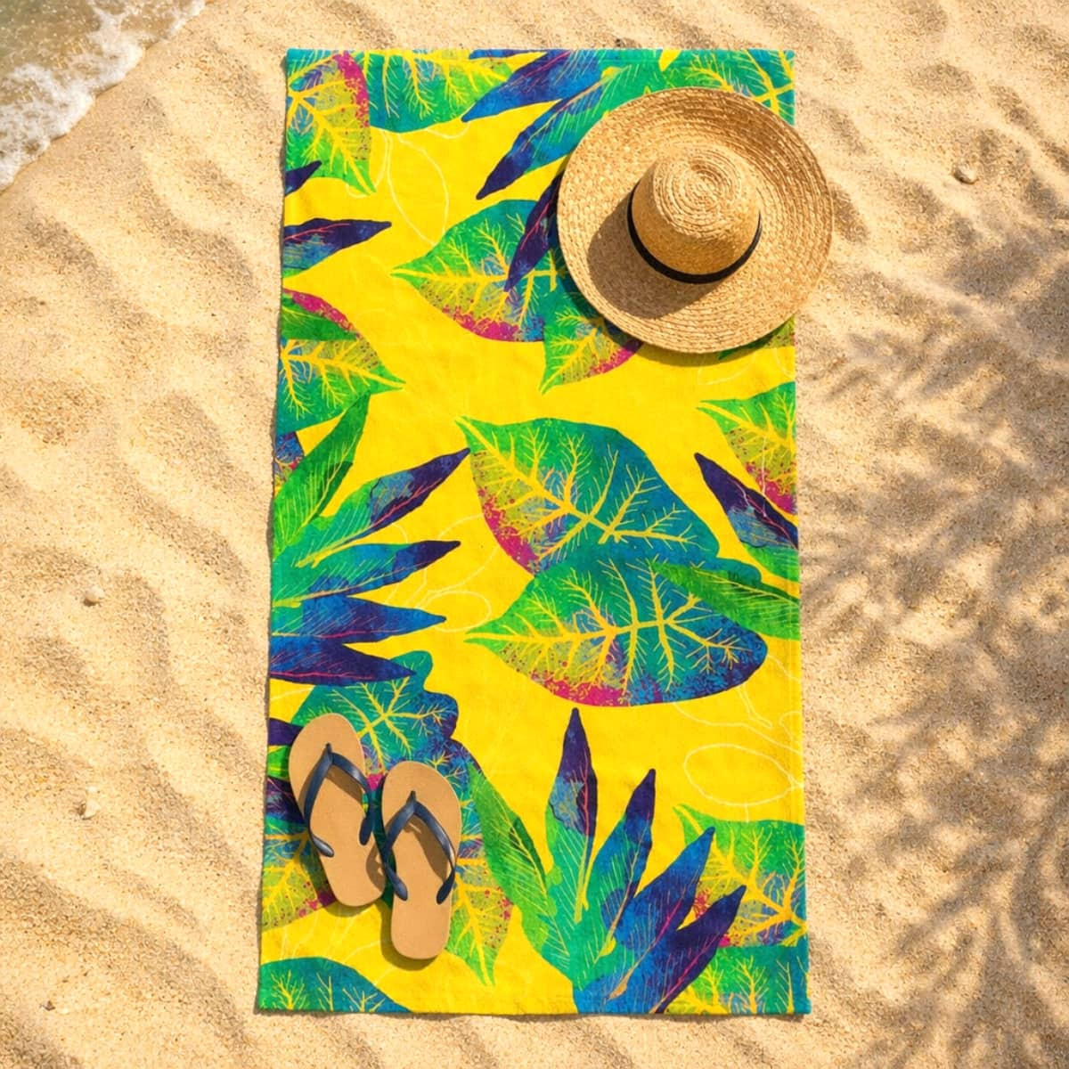 Towel Cotton Printed Digital Trees