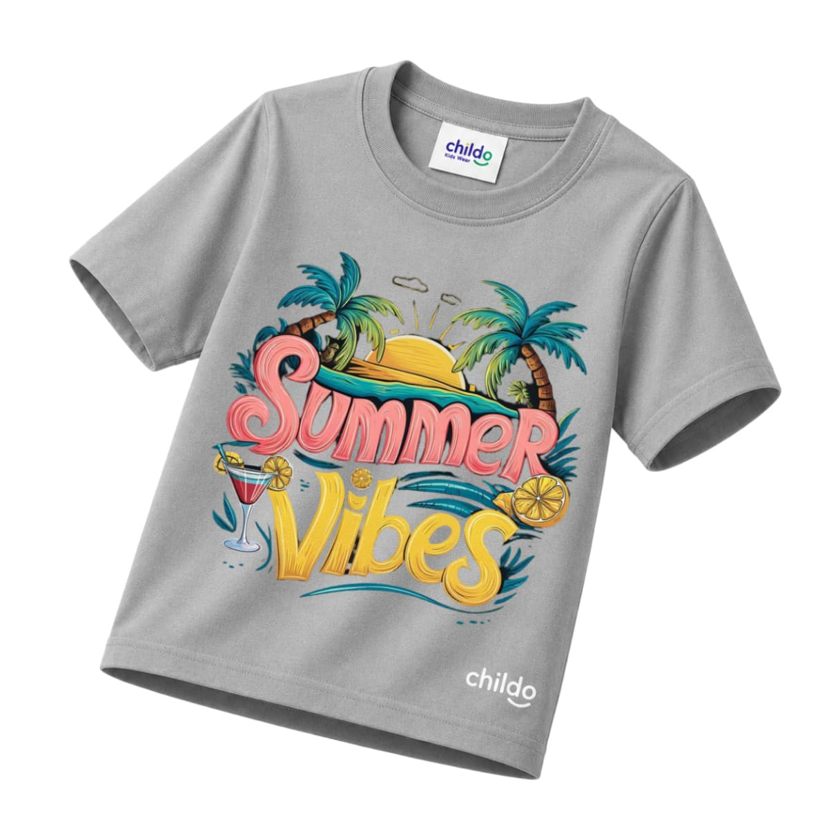 تيشيرت صيفي أولادي Summer Vibes