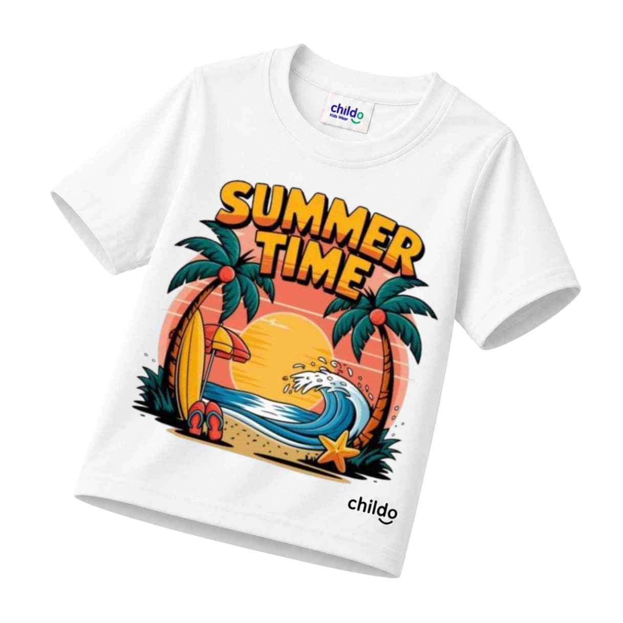 تيشيرت صيفي أولادي Summer Time