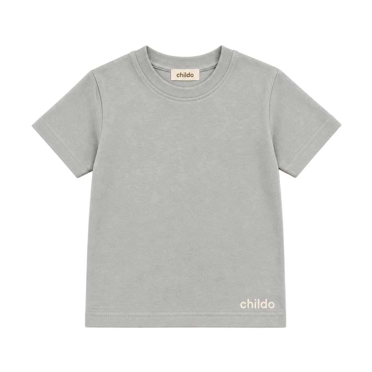 T-Shirt Summer Boys Plain Colors Multi