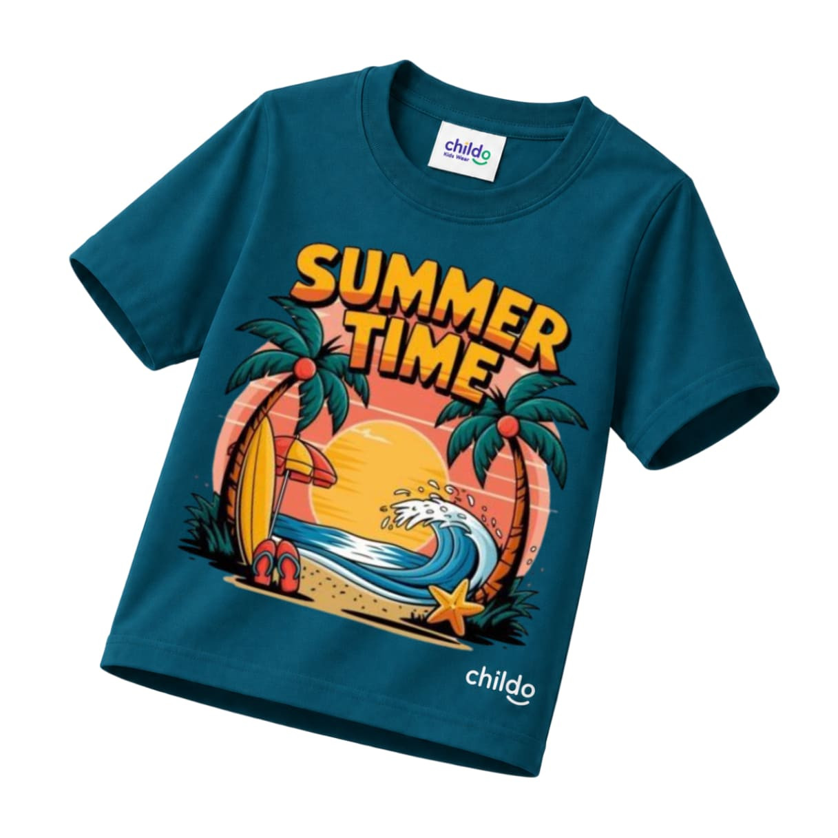 تيشيرت صيفي أولادي Summer Time