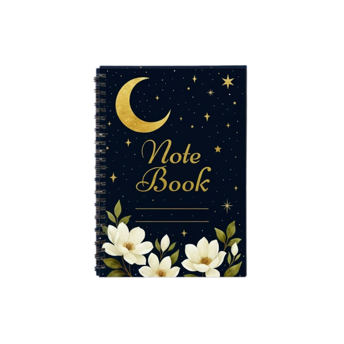 Note Book Night Mode Covered Reinforced And Prints Elegant