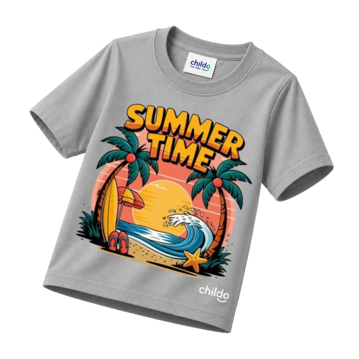 تيشيرت صيفي أولادي Summer Time
